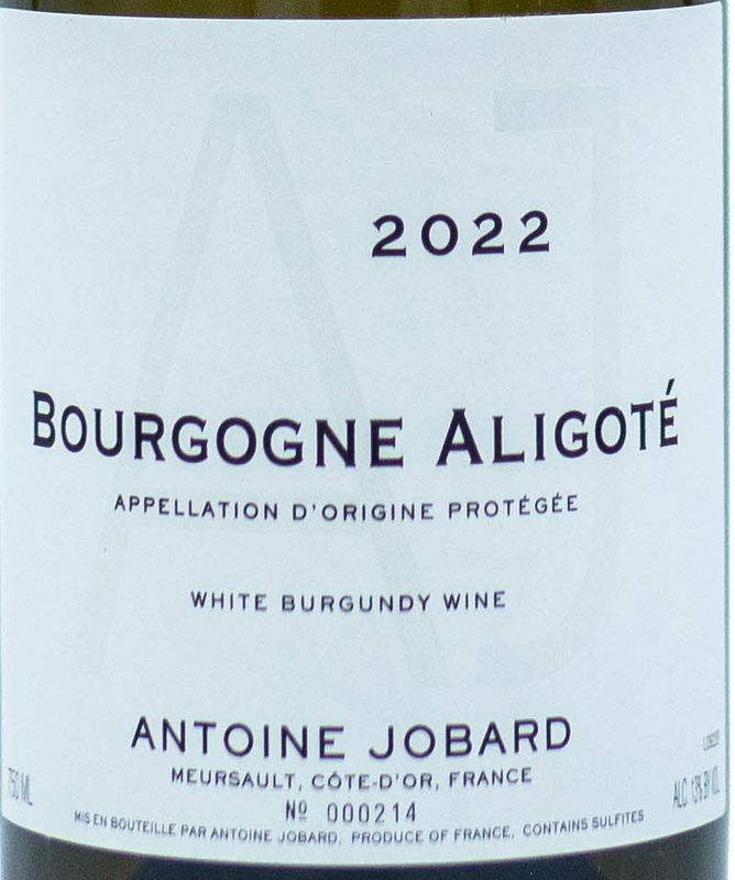 Bourgogne Aligoté 2022 2本セット Lafouge_JeanetGilles2022Bourgo