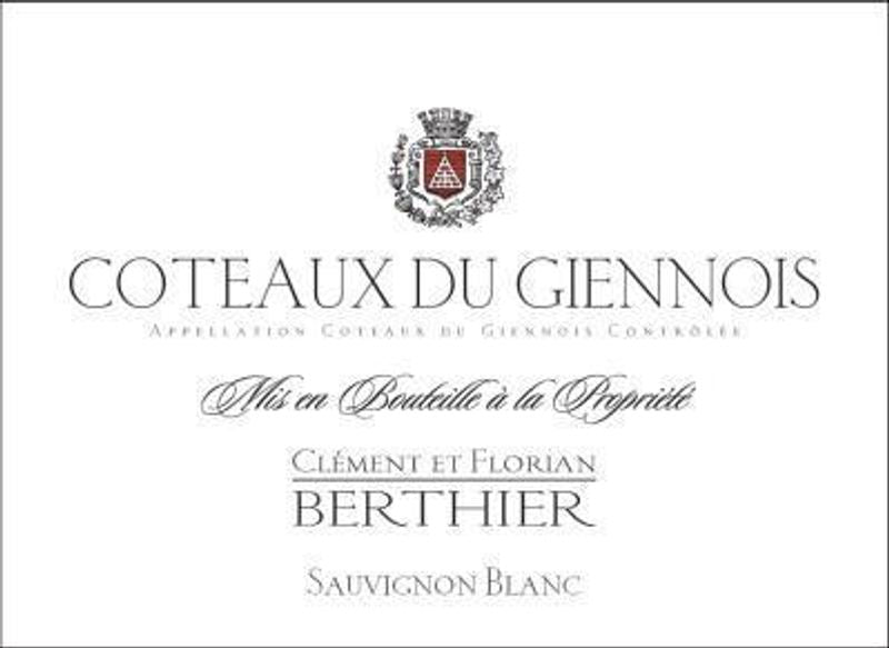 Clement et Florian Berthier Coteaux du Giennois Sauvignon Blanc 2023