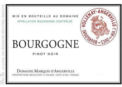 Marquis d'Angerville Bourgogne Rouge 2022