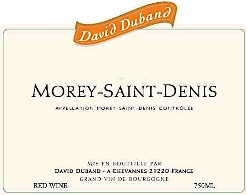 David Duband Morey Saint Denis 2022