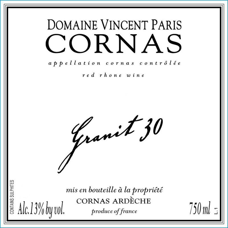 Vincent Paris Cornas &