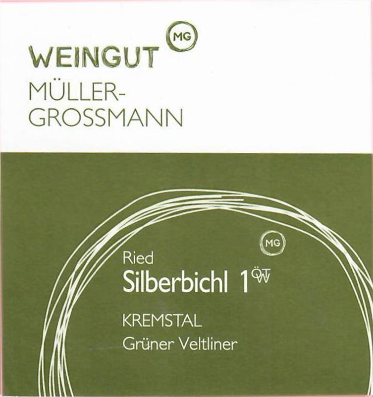 Muller-Grossmann Gruner Veltliner ‘Silberbich’ Kremstal 2020