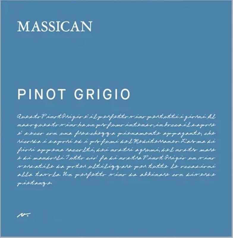 Massican Pinot Grigio Napa Valley 2024