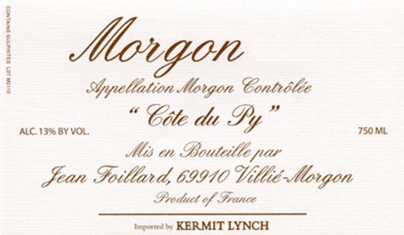Jean Foillard Morgon &