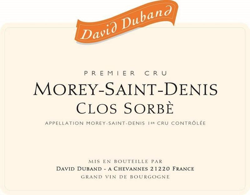 David Duband Morey Saint Denis 1er Cru &