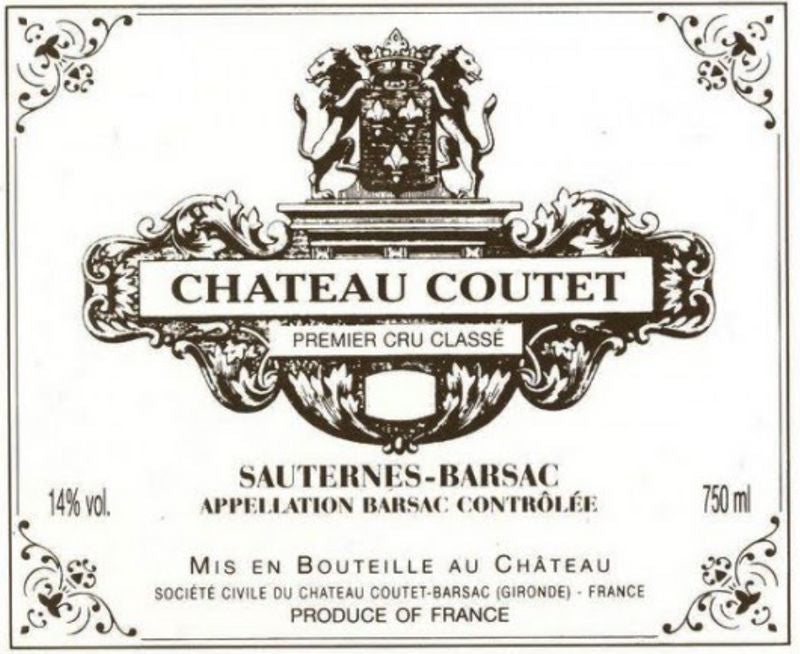 Château Coutet 1er Cru Barsac 2001