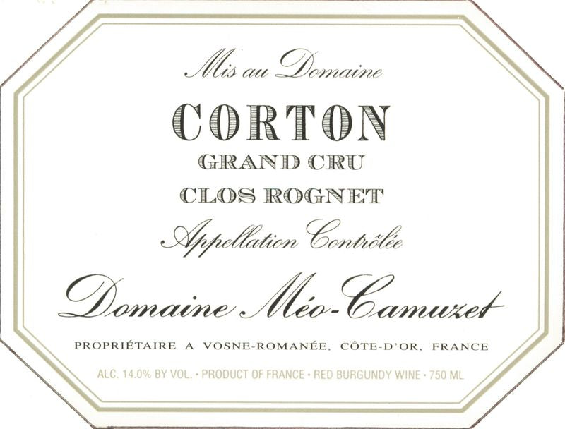 Domaine Meo-Camuzet Corton Grand Cru &