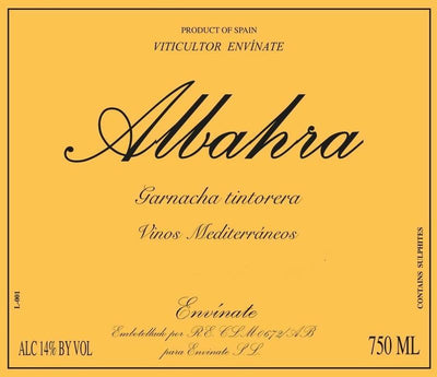 Envinate Vino de Mesa Garnacha Tintorera 'Albahra' 2023