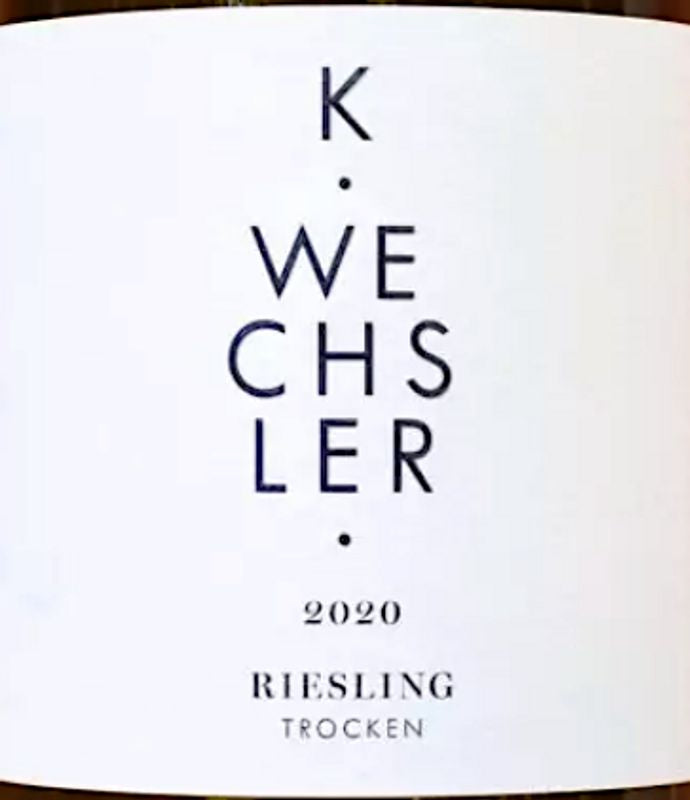 K Wechsler Riesling Trocken Rheinhessen 2022
