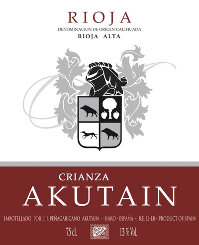 Bodegas Akutain Rioja Crianza 2019