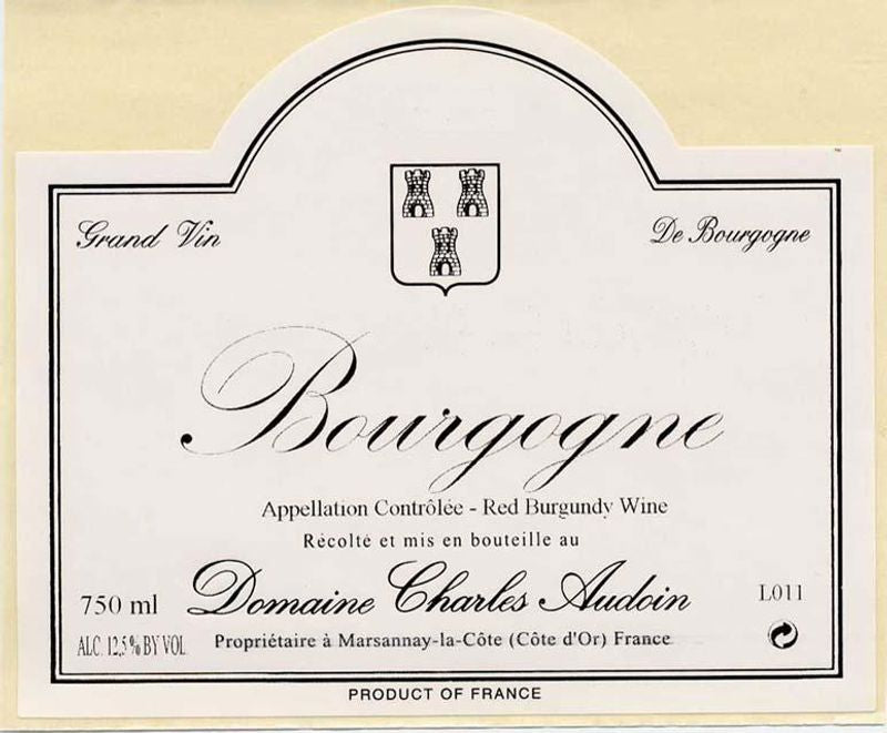 Domaine Charles Audoin Bourgogne Rouge 2022