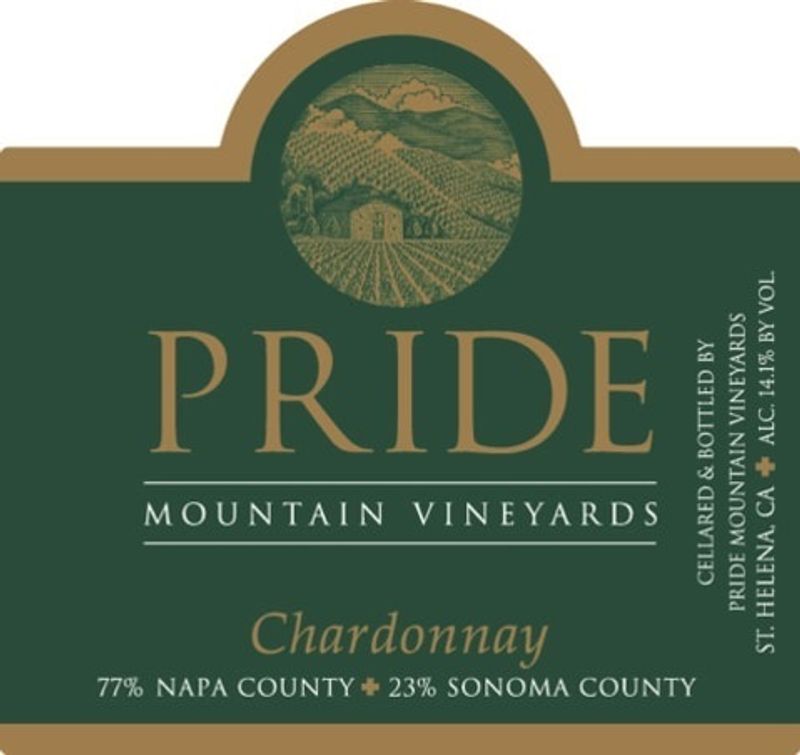 Pride Mountain Chardonnay Napa-Sonoma 2023