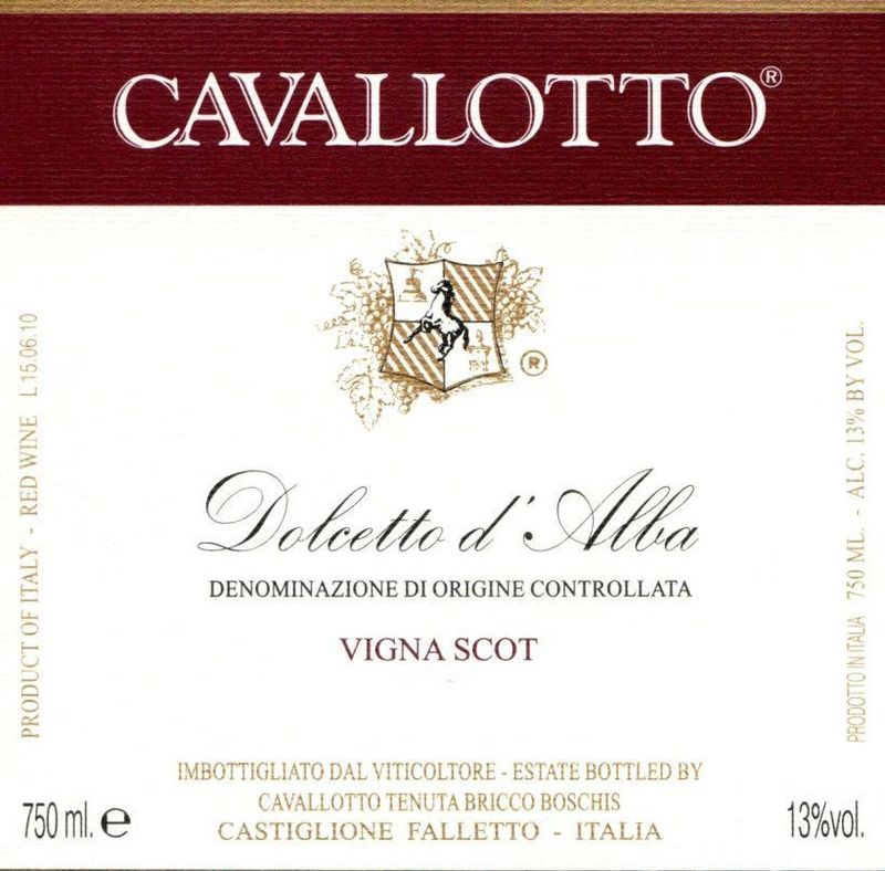 Cavallotto Dolcetto D&