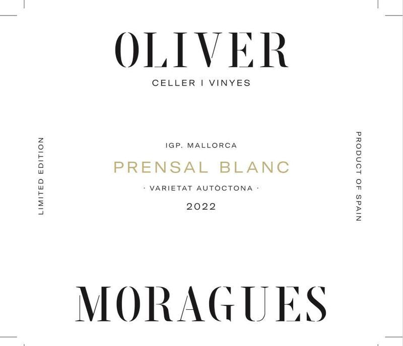 Oliver Moragues Mallorca Prensal Blanc 2023