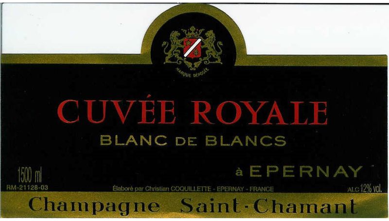 Saint-Chamant Blanc de Blancs Brut Champagne &