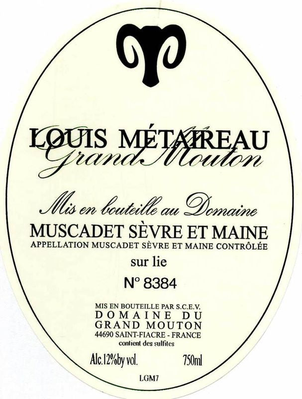 Louis Metaireau Muscadet Sevre et Maine &
