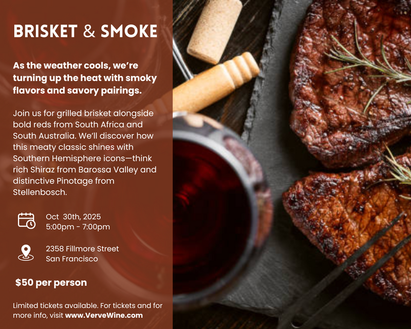 Brisket & Southern Smoke - Thursday, October 30th 5:00 PM - 7:00 PM PT