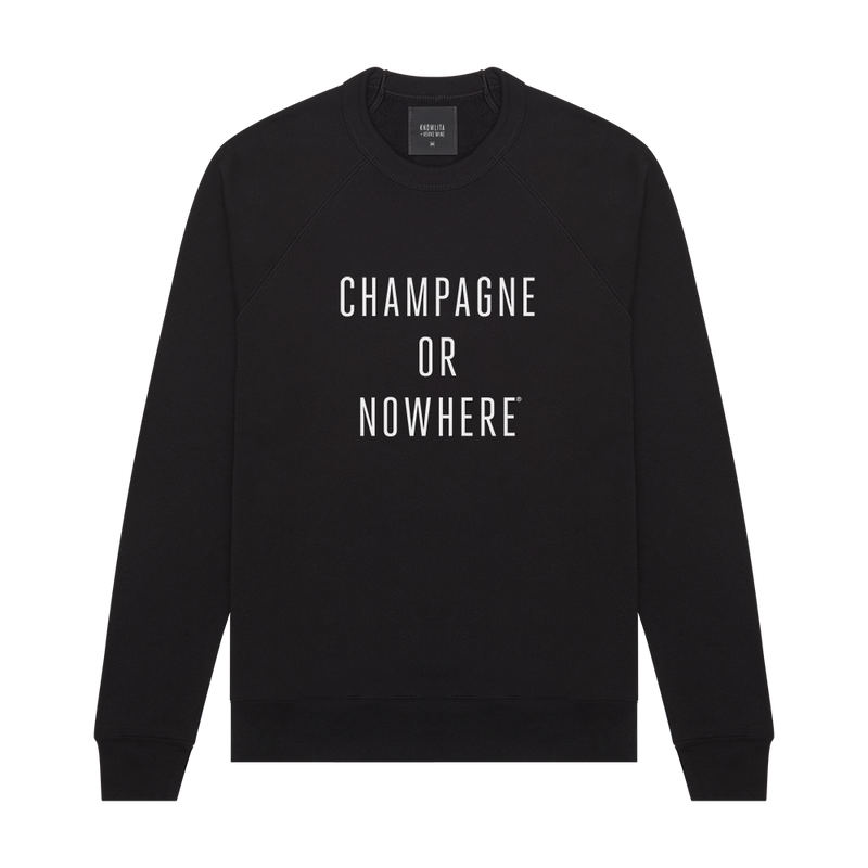 Knowlita x Verve Wine Champagne Sweatshirt — Black