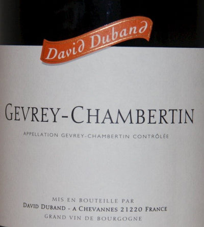 David Duband Gevrey-Chambertin 2022