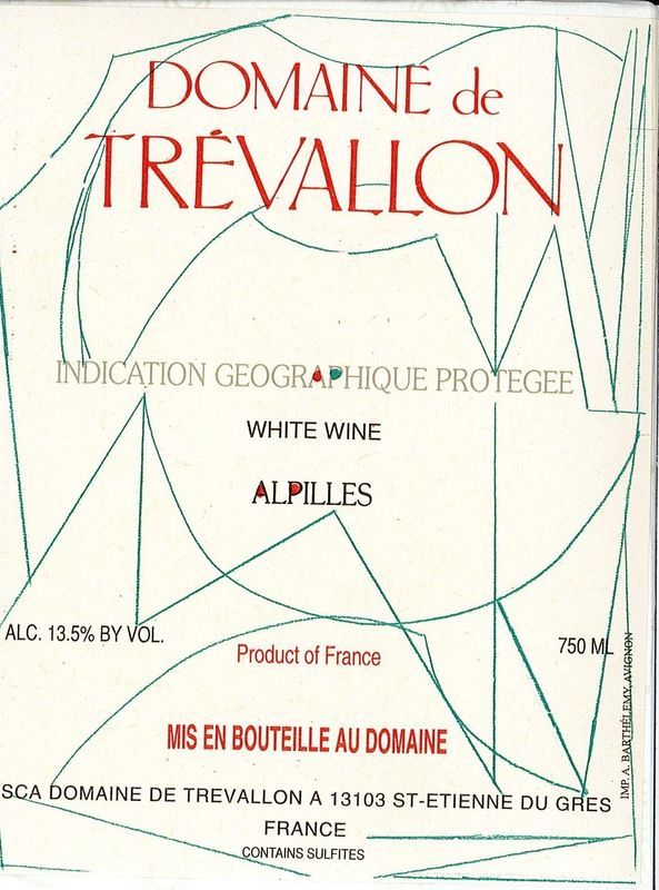 Domaine de Trevallon IGP Alpilles Blanc 2022