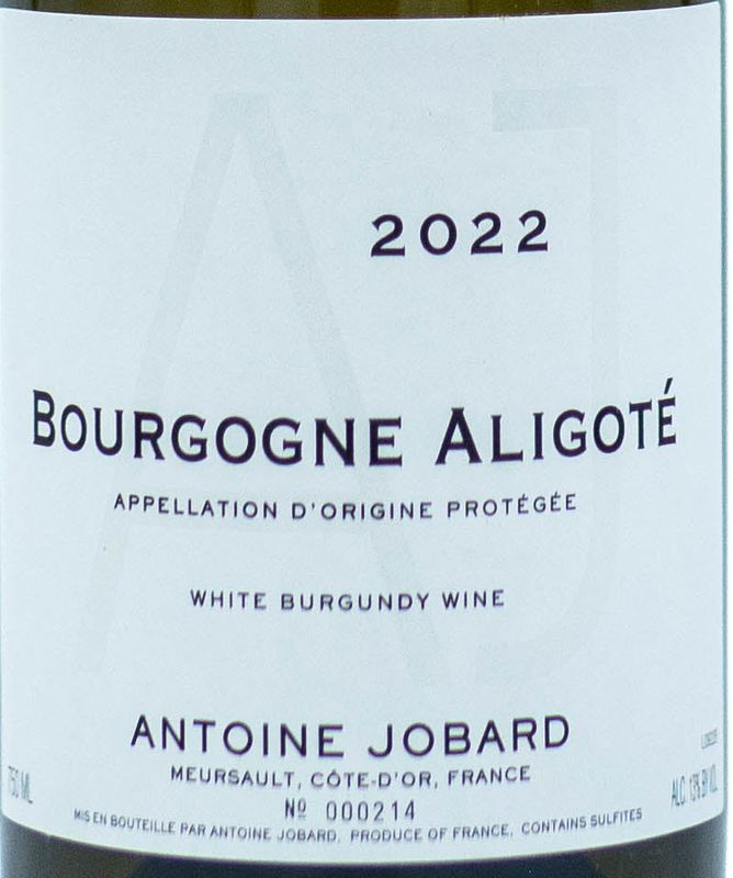 Domaine Jobard Bourgogne Aligote 2022