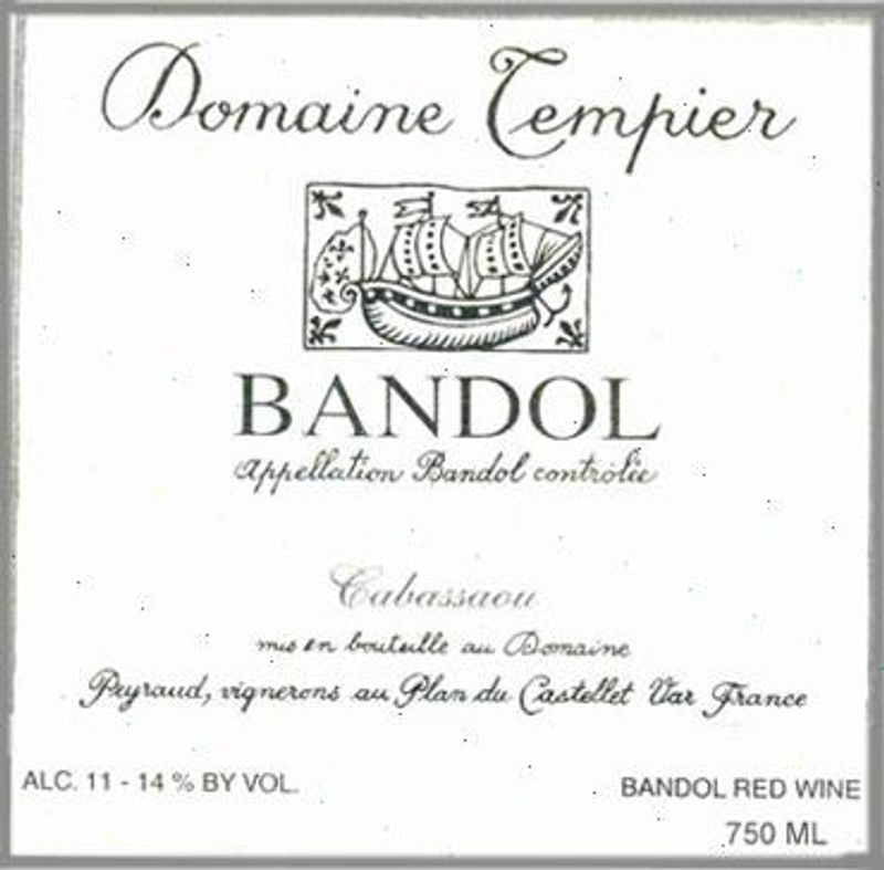 Domaine Tempier Bandol &