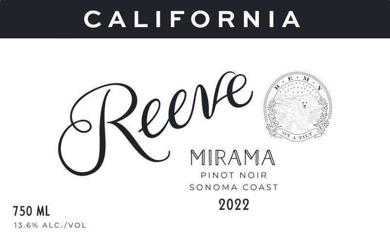 Reeve Pinot Noir &