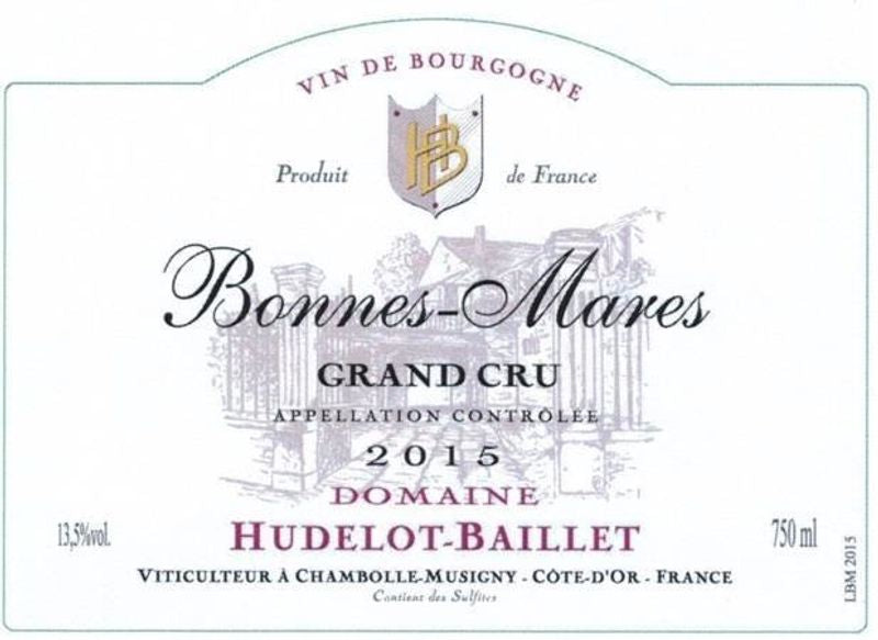 Hudelot-Baillet Bonnes Mares Grand Cru 2020