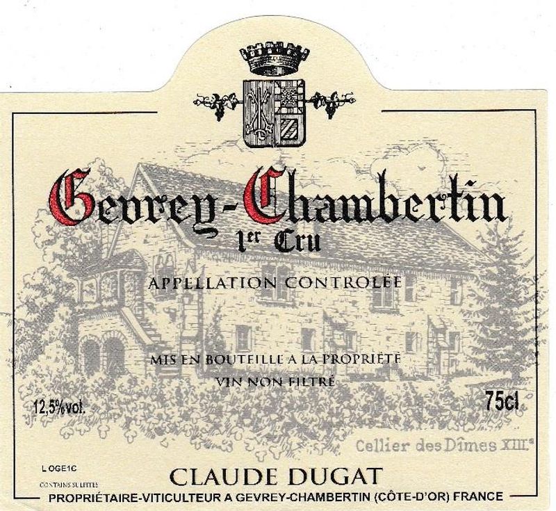 Claude Dugat Gevrey-Chambertin 1er Cru 2020