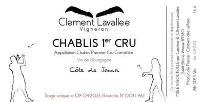 Clement Lavallee Chablis 'Cote de Jouan' 1er Cru 2022