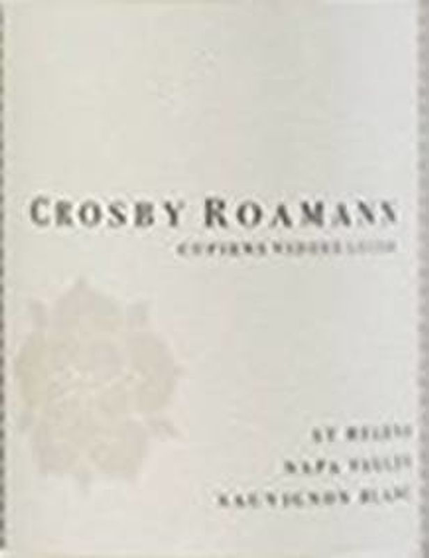 Crosby Roamann Sauvignon Blanc Napa Valley 2023