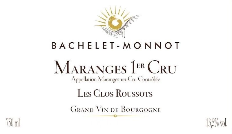 Domaine Bachelet-Monnot Maranges Rouge 1er Cru &