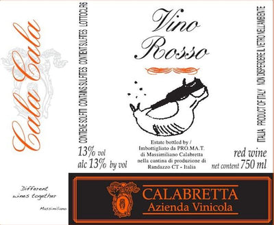 Calabretta VdT Rosso 'Cala Cala' NV