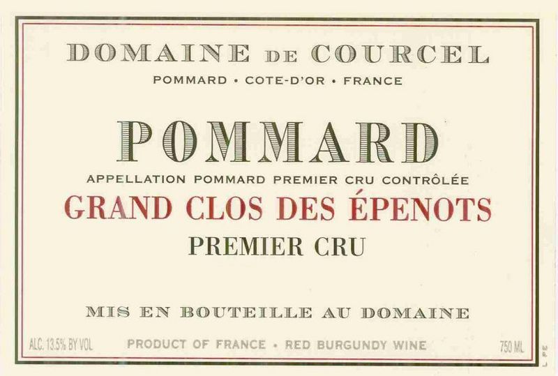 Domaine de Courcel Pommard 1er Cru &