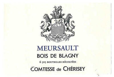 Comtesse de Cherisey Meursault-Blagny 'Bois de Blagny' 2017