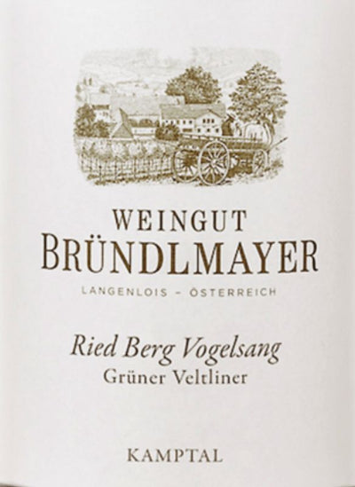 Brundlmayer Gruner Veltliner 'Vogelsang' Kamptal 2023