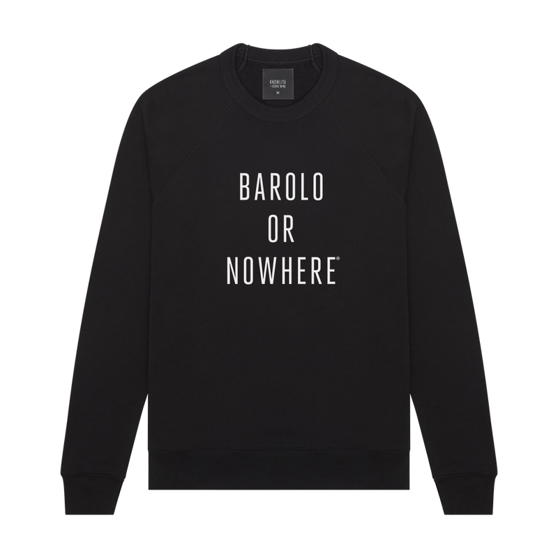 Knowlita x Verve Wine Barolo Sweatshirt — Black-Apparel-Verve Wine