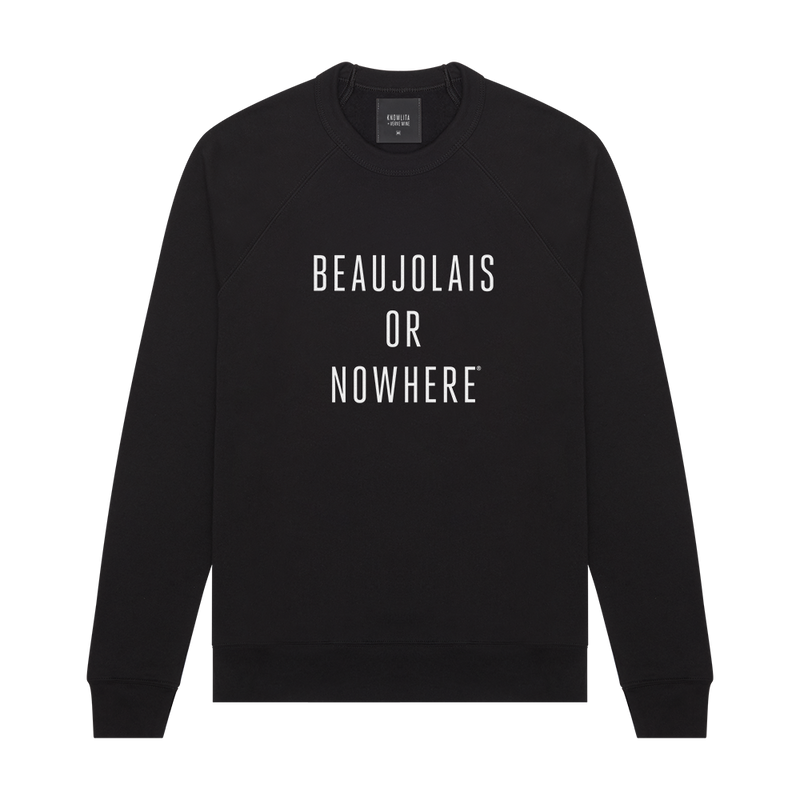 Knowlita x Verve Wine Beaujolais Sweatshirt — Black-Apparel-Verve Wine