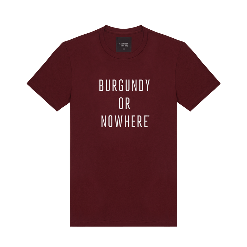 Knowlita x Verve Wine Burgundy Tee — Maroon-Apparel-Verve Wine