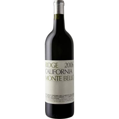 Ridge 'Monte Bello' Santa Cruz Mountains 2006-Wine-Verve Wine