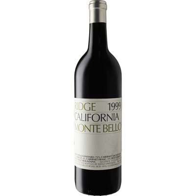 Ridge 'Monte Bello' Santa Cruz Mountains 1999-Wine-Verve Wine